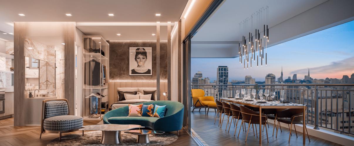 Tour Virtual Decorado de 29 m²