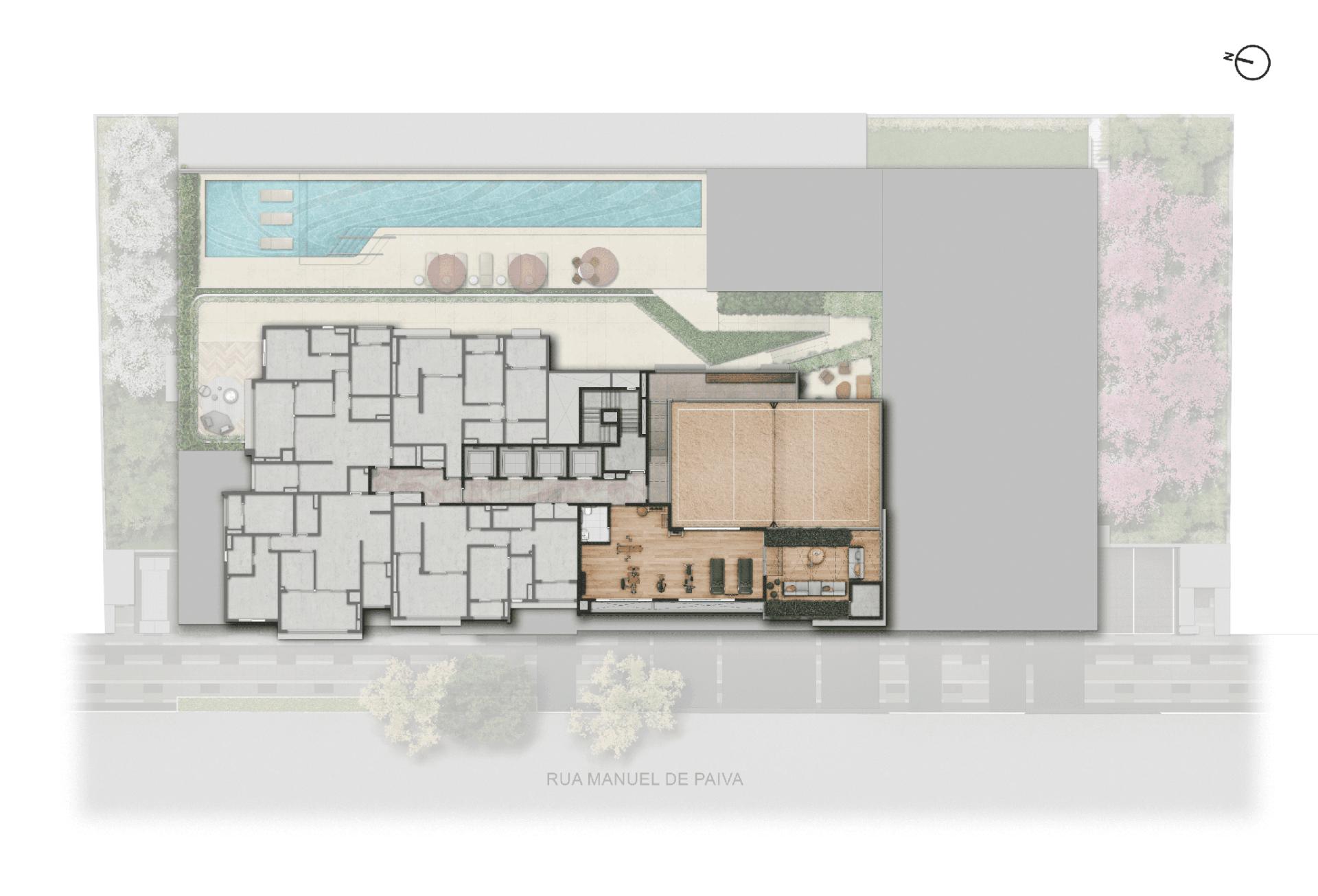 Implantação Lazer | 21º Pavimento