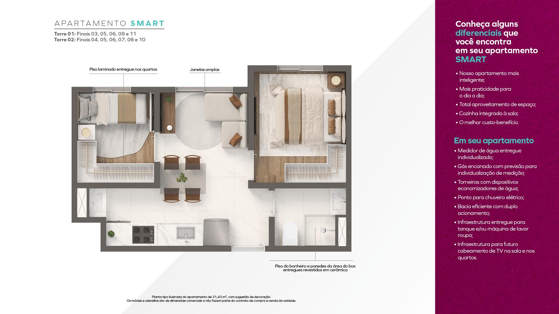 APARTAMENTO SMART