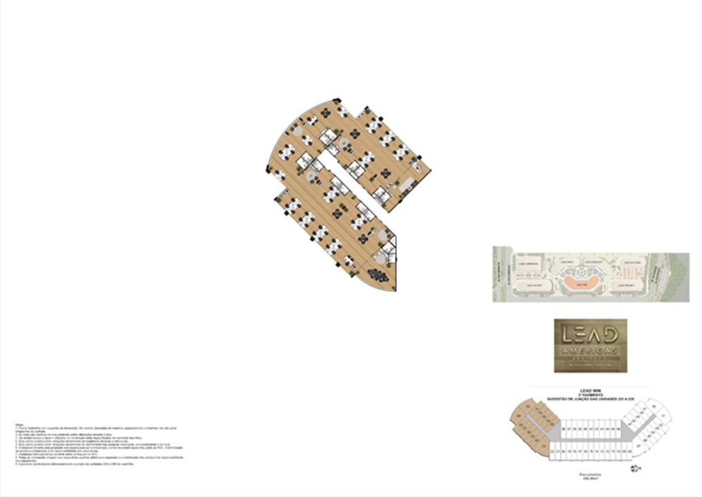 Lead Win – 2º Pavimento – Sugestão de Junção Unidades 223 a 235