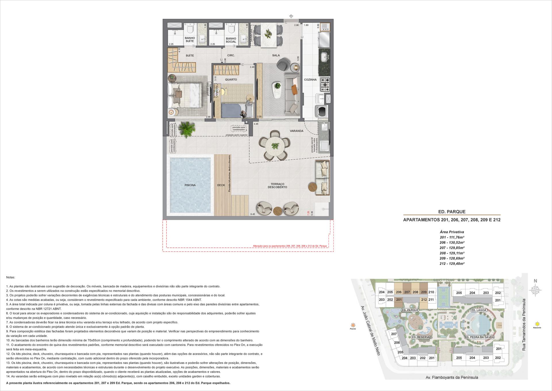 ED. PARQUE - AP 201, 206, 207, 208, 209 E 212