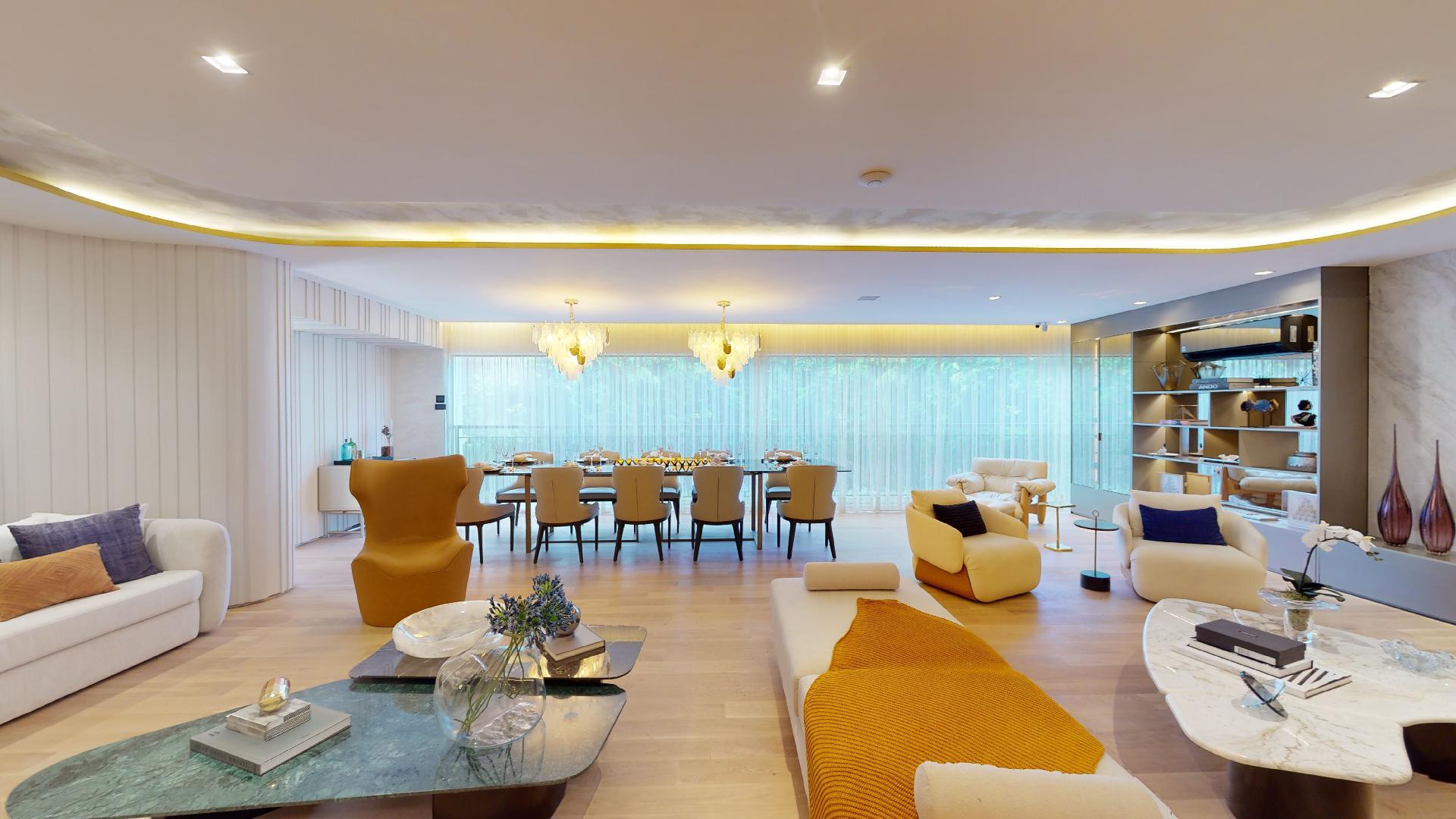 Foto da Sala do Decorado de 253 m²