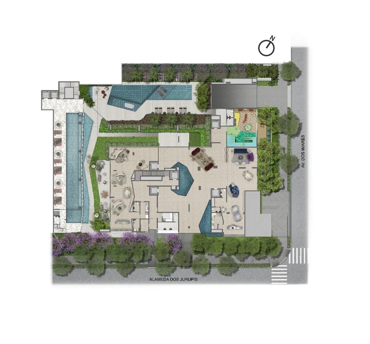 Planta da Implantação