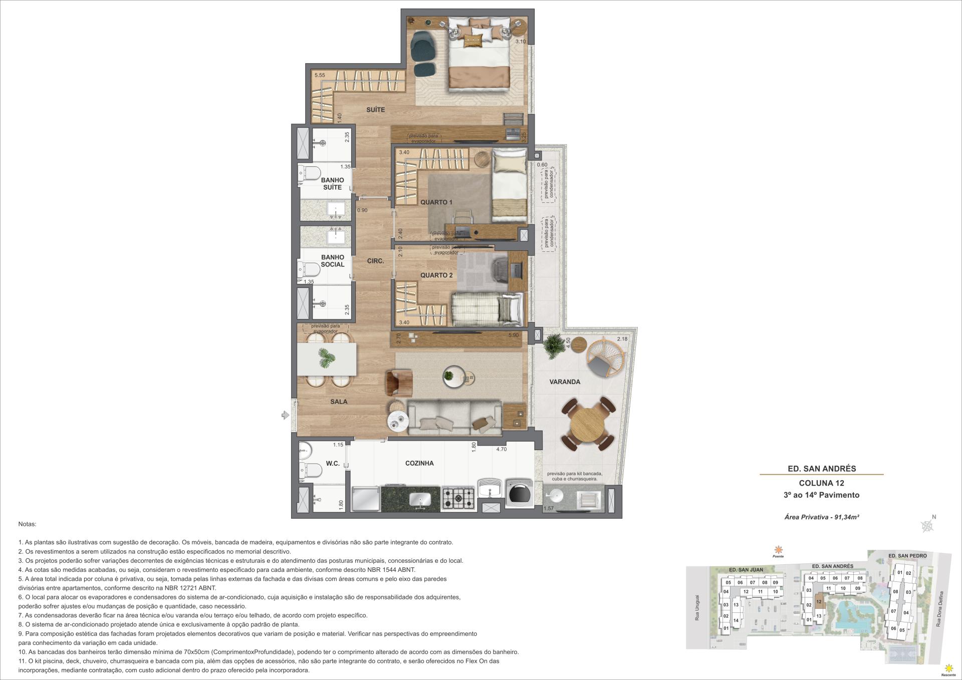 Apartamento 3Q - Ed. San Andrés (COL 12)