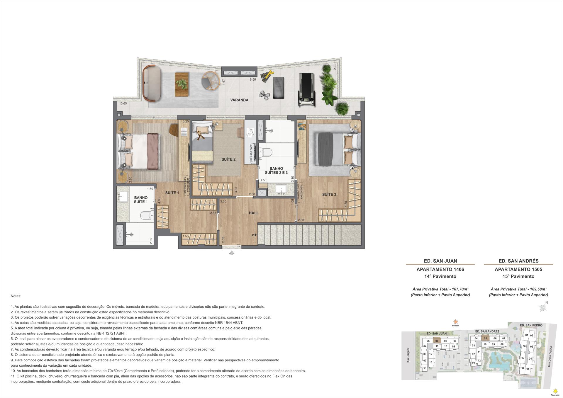 COB. Duplex 3S - Ed. San Juan (COL 7) e Ed. San Andrés (COL 6)