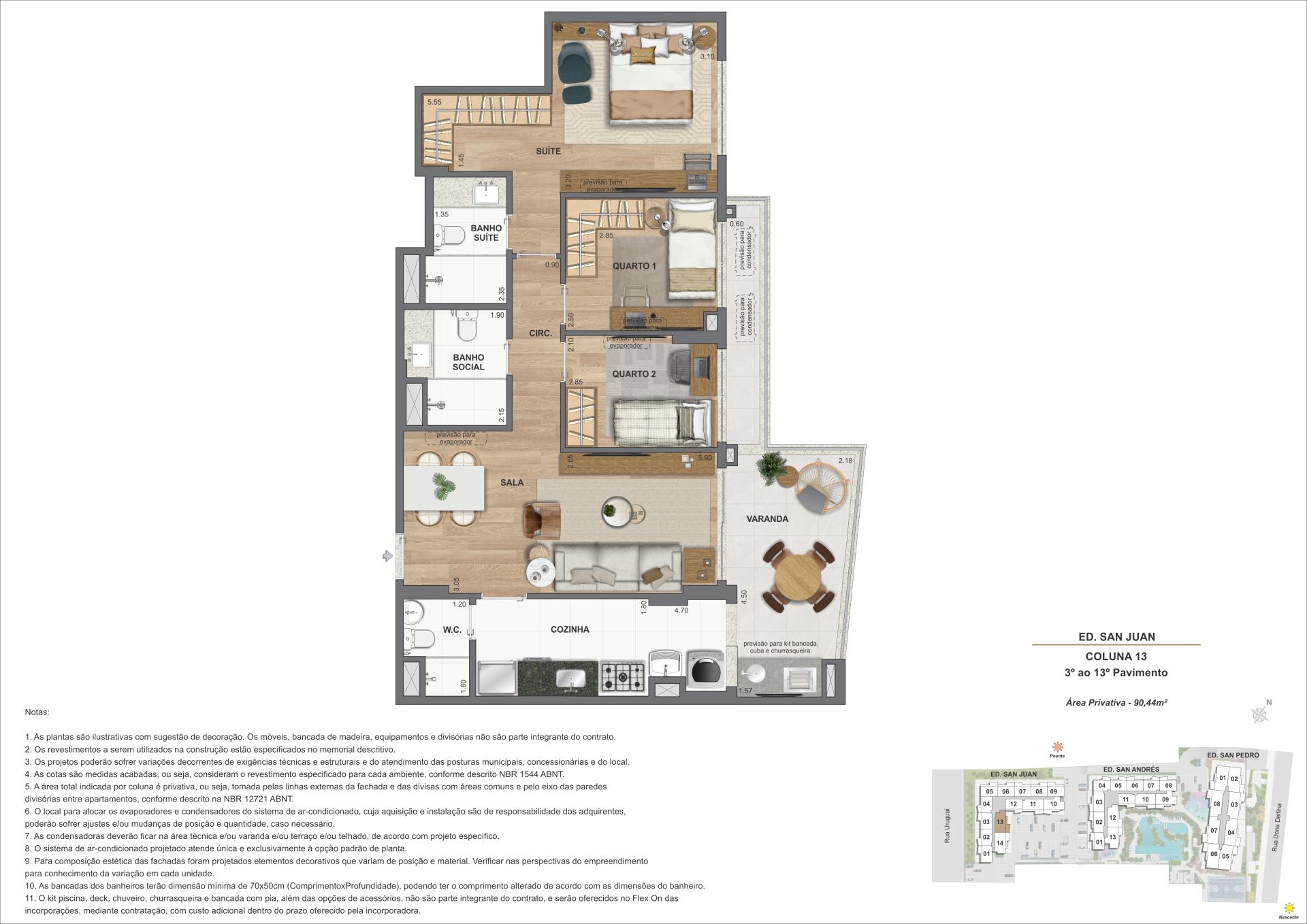 Apartamento 3Q - Ed. San Juan (COL 13)