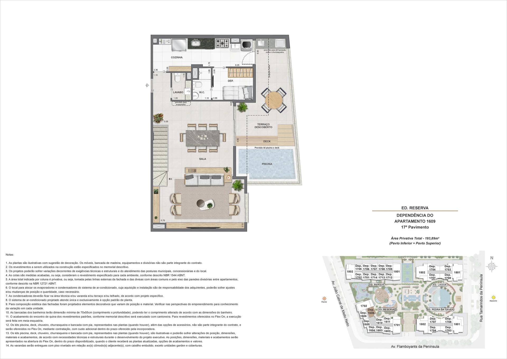 ED. RESERVA - AP 1609 - 17° PAV