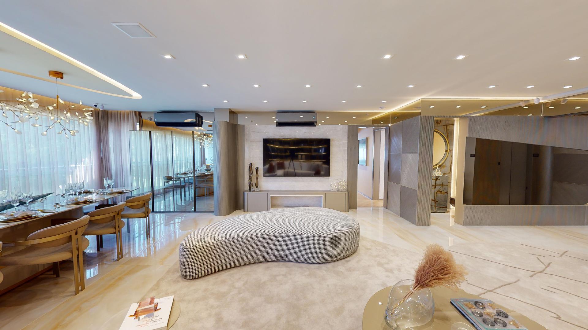 Foto da Sala do Decorado de 170 m²