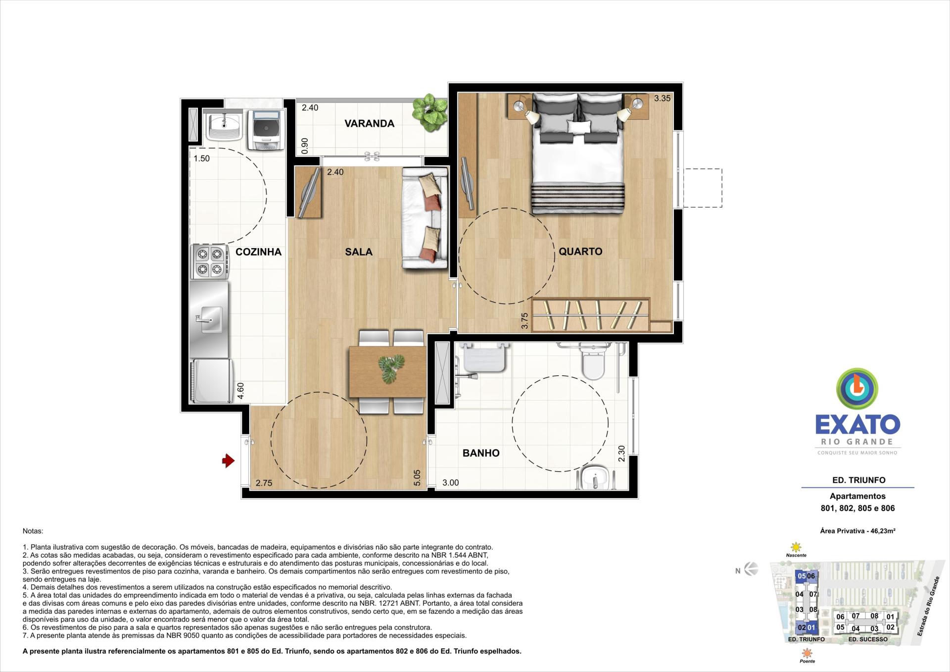 Exato Rio Grande   PNE   46,23m²