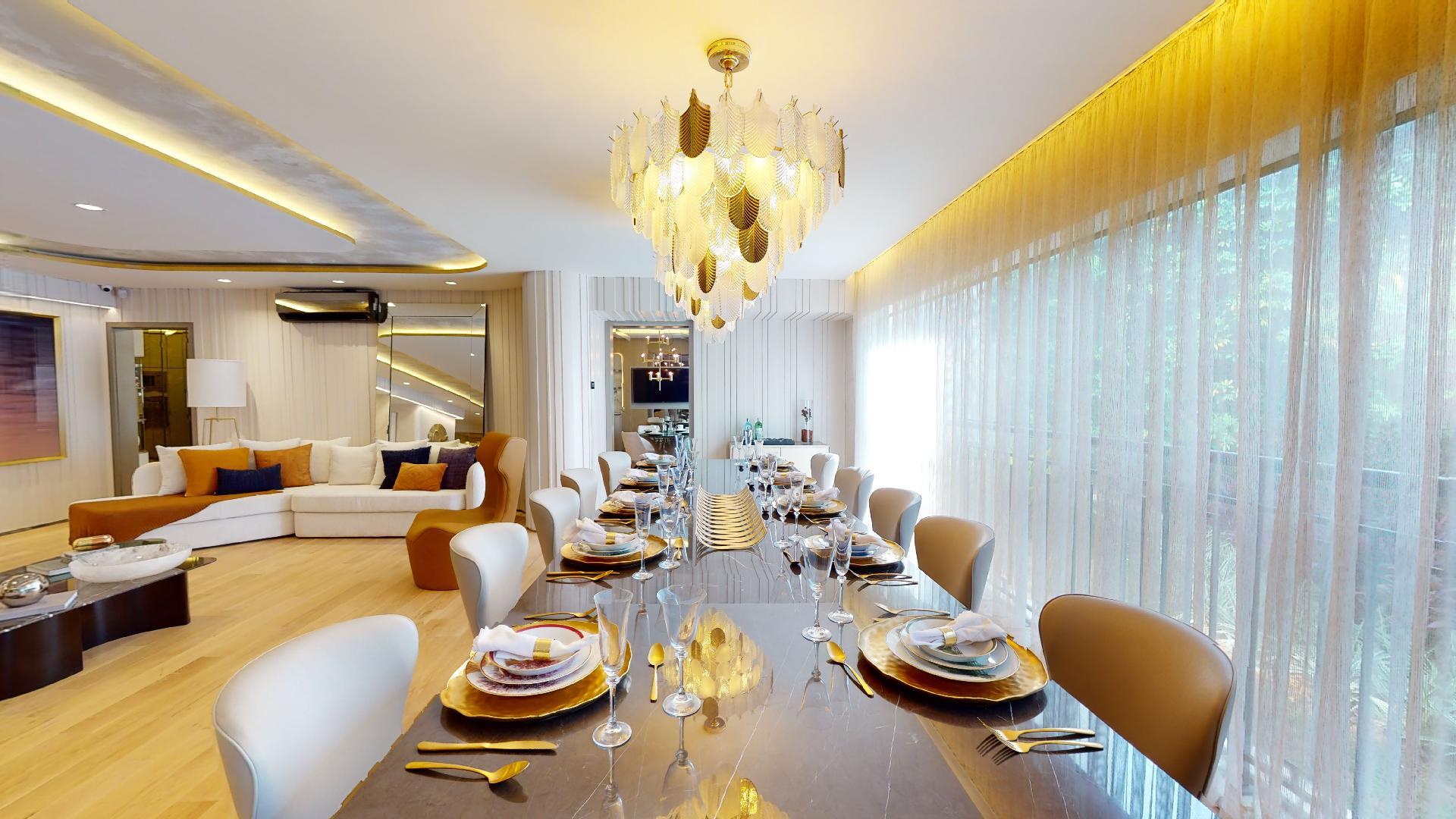 Foto da Sala de Jantar do Decorado de 253 m²