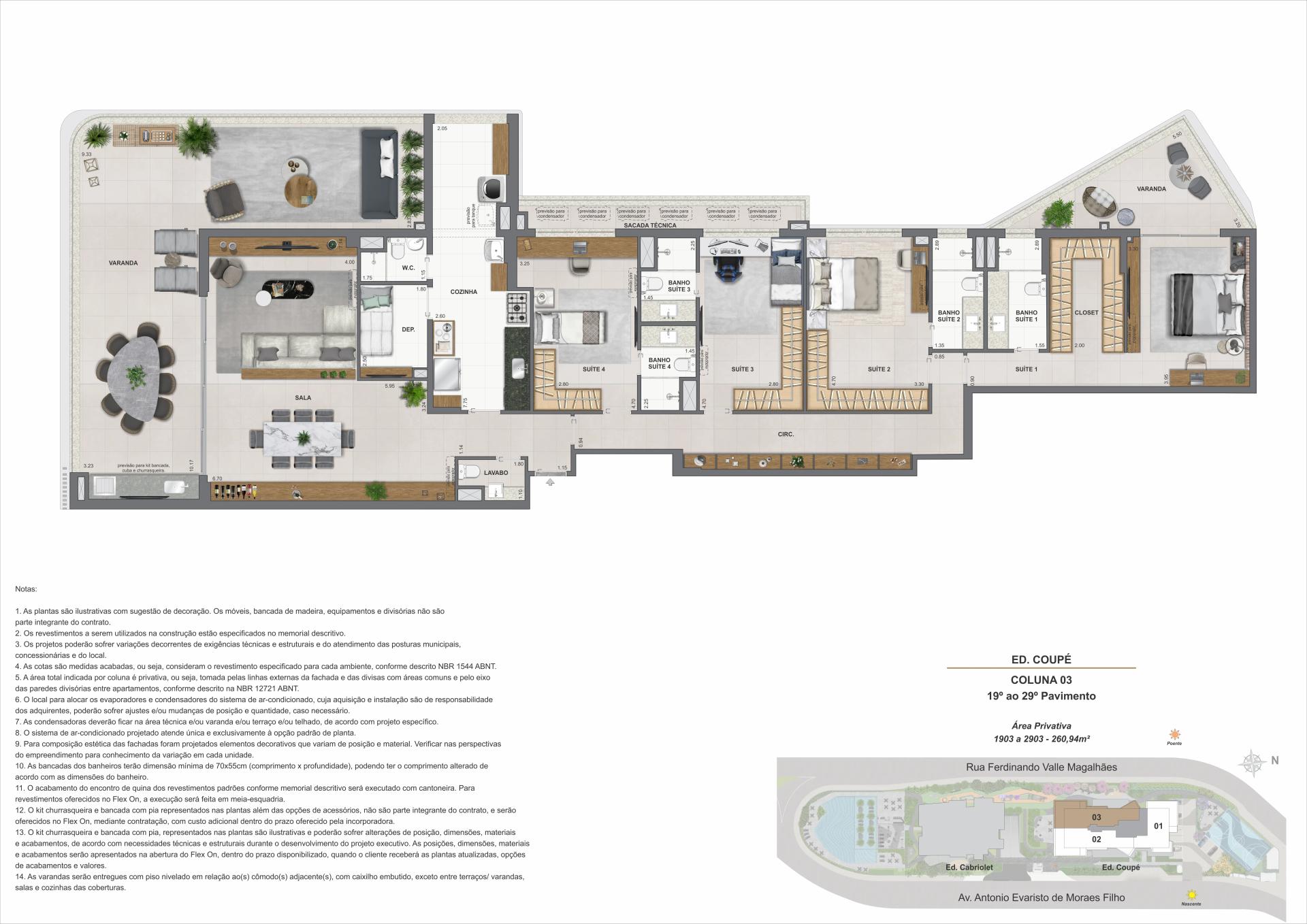 ED. COUPÉ- COLUNA 03 PAV. 19º AO 29º