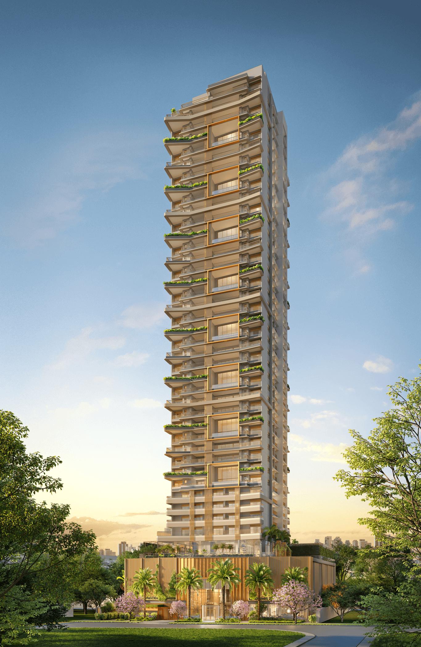 Perspectiva Ilustrada da Fachada