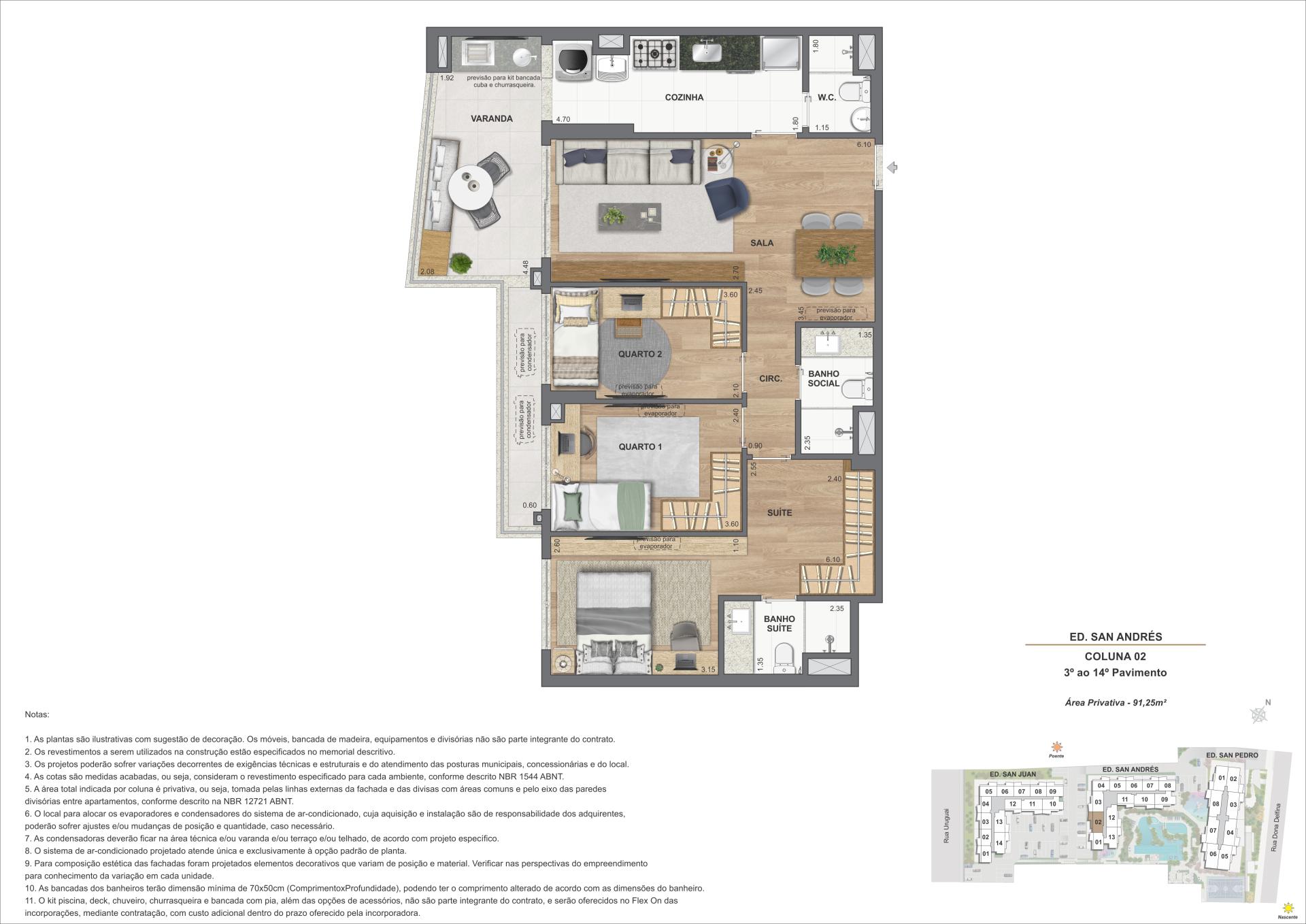 Apartamento 3Q - Ed. San Andrés (COL 2)