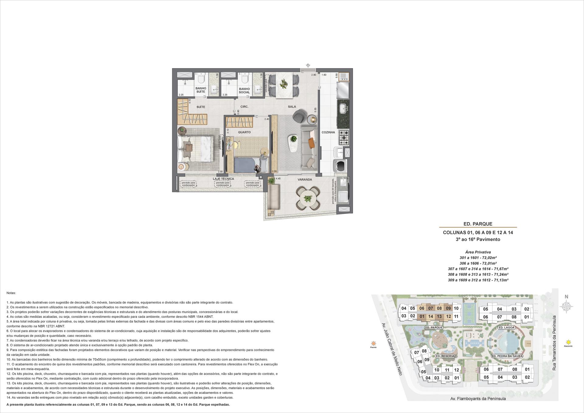 ED PARQUE - COL 1, 6, 9 E 12 A 14 - 3° AO 16°PAV