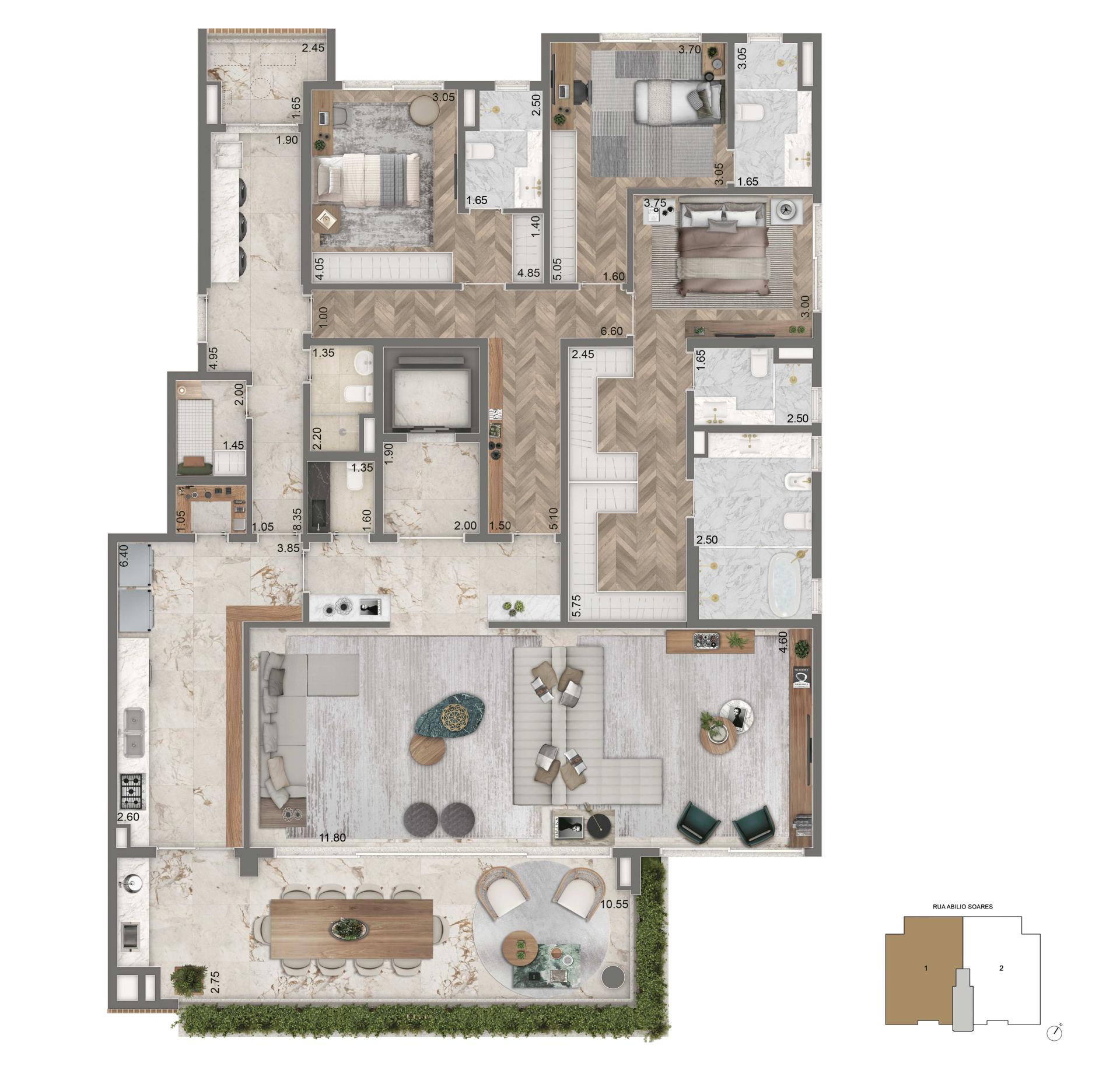 PLANTA  OPÇÃO  269m