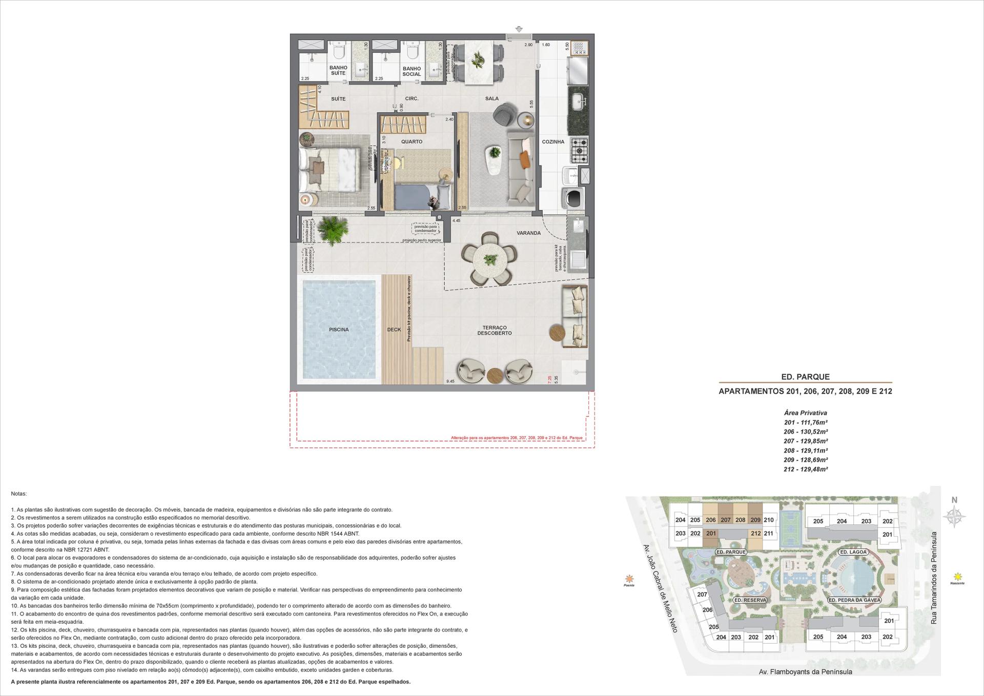 ED. PARQUE - AP 201, 206, 207, 208, 209 E 212