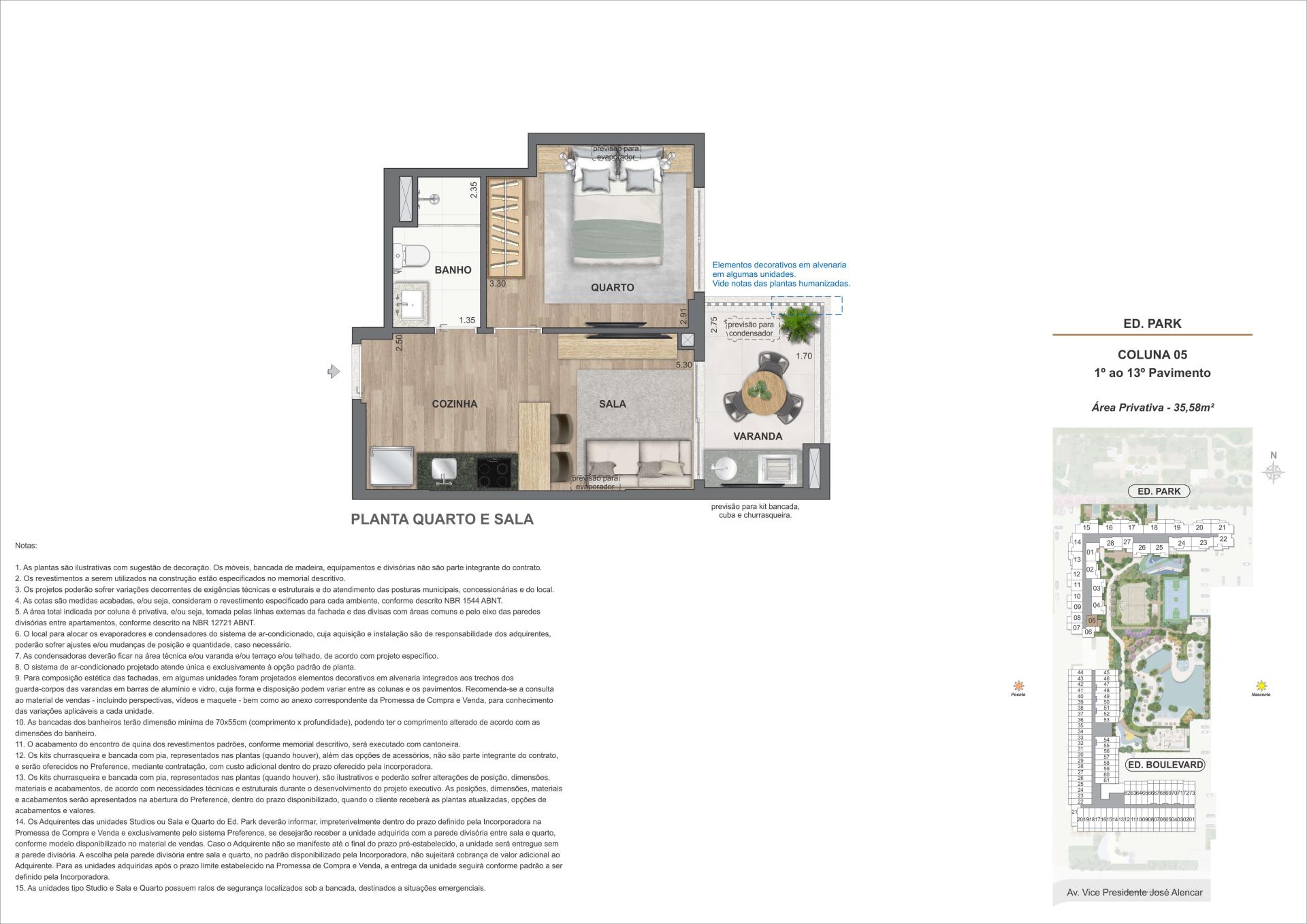 QUARTO E SALA - B2 AP05