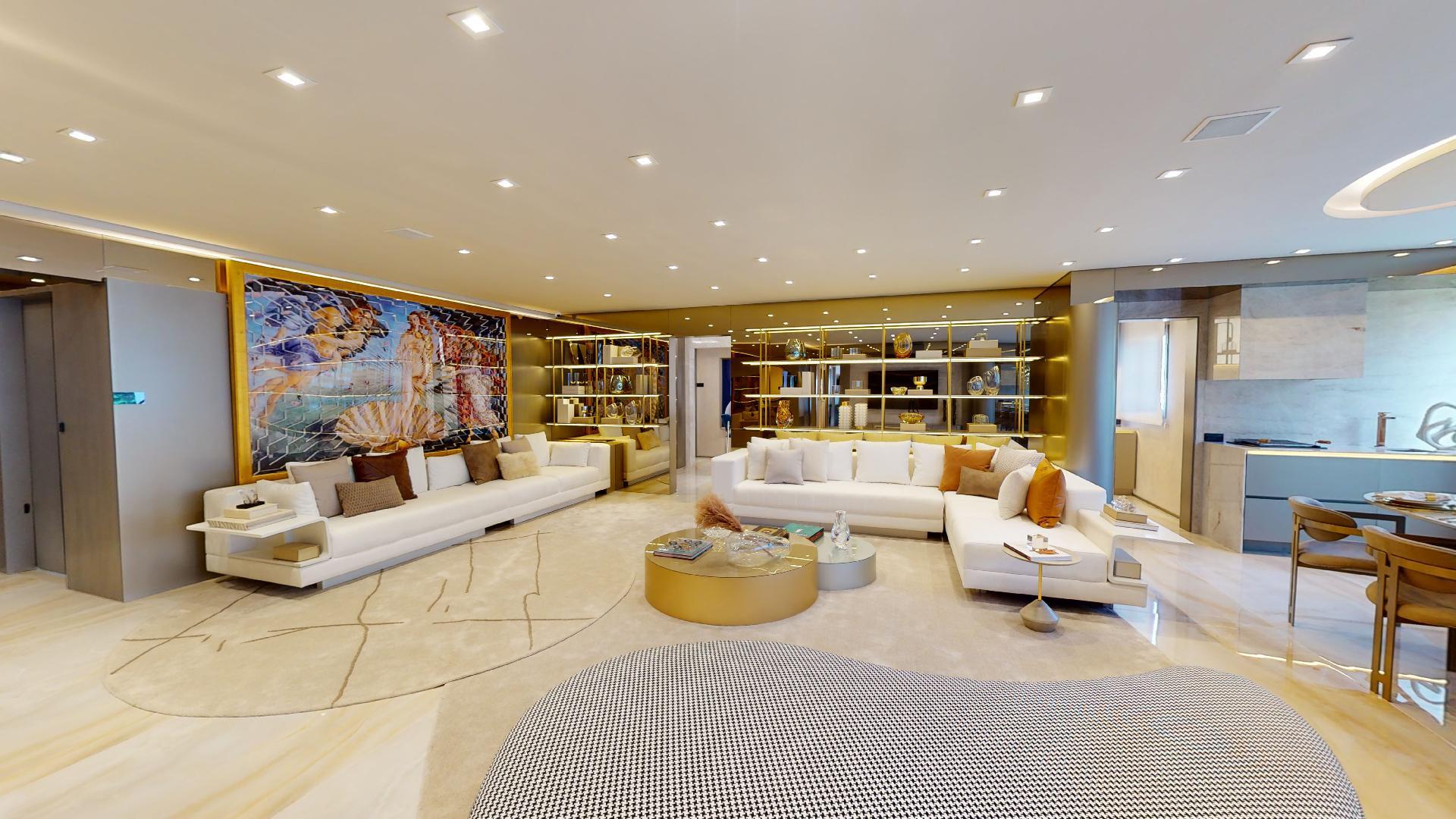 Foto da Sala do Decorado de 170 m²