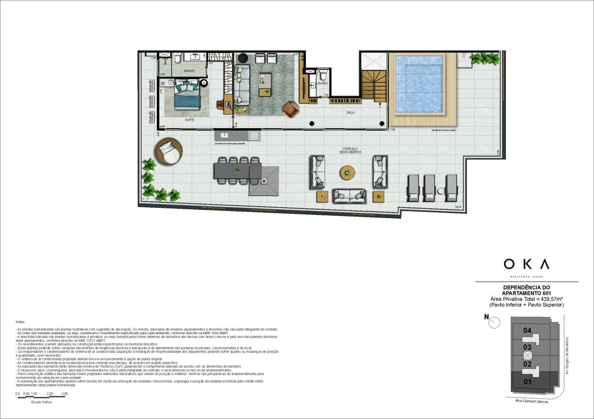 Cobertura Duplex Coluna 01(Pavimento Superior)