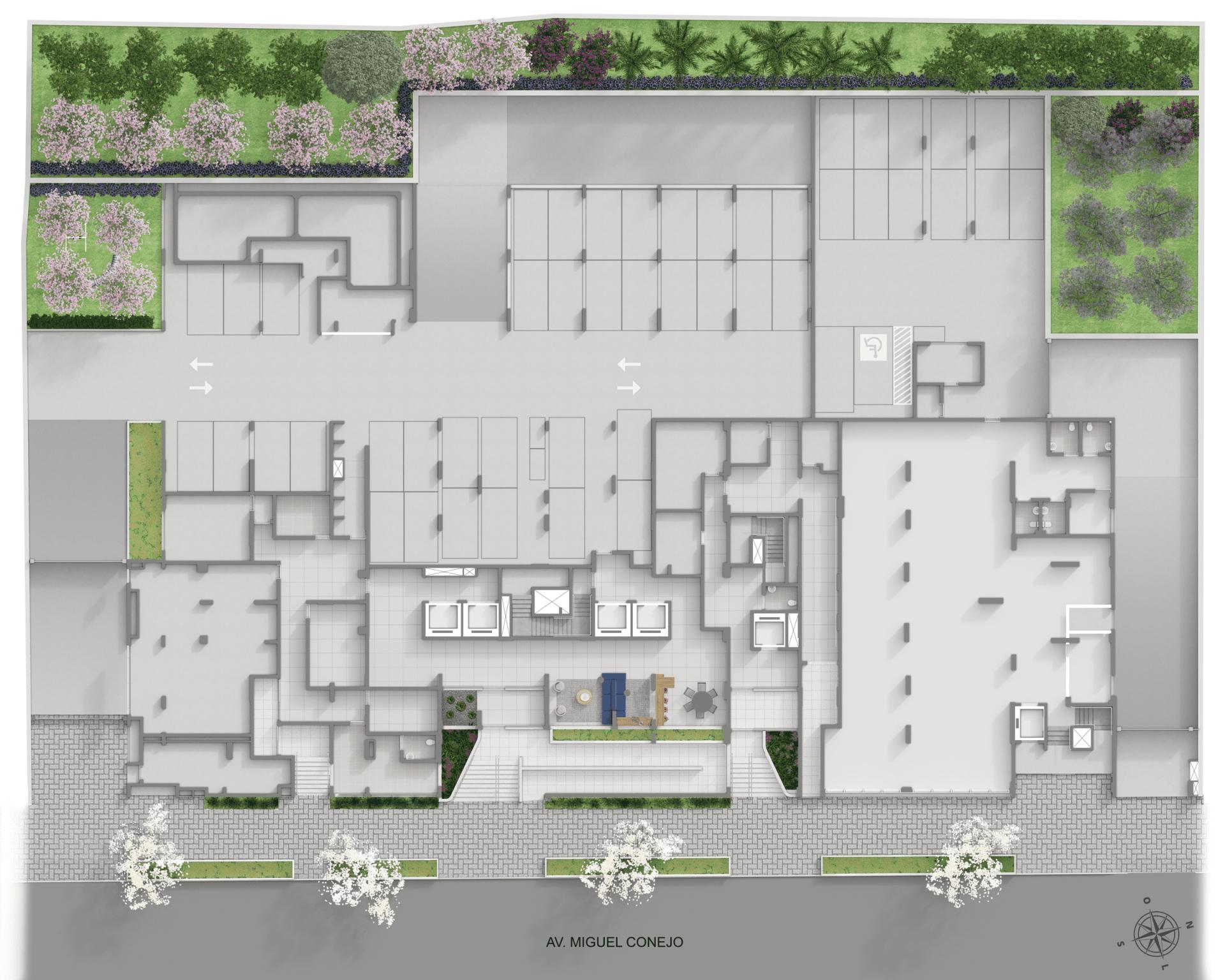 Implantação Térreo