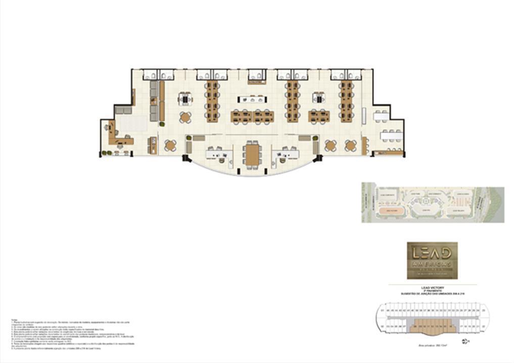 Lead Victory – 2º Pavimento – Sugestão de Junção Unidades 208 a 216