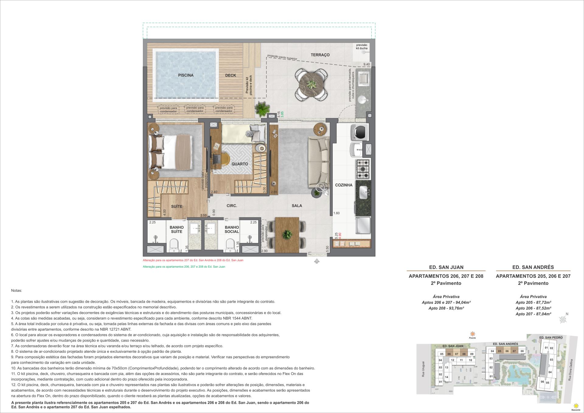 Garden 2Q - Ed. San Andrés (COL 5, 6 e 7) e San Juan (COL 6, 7 e 8)