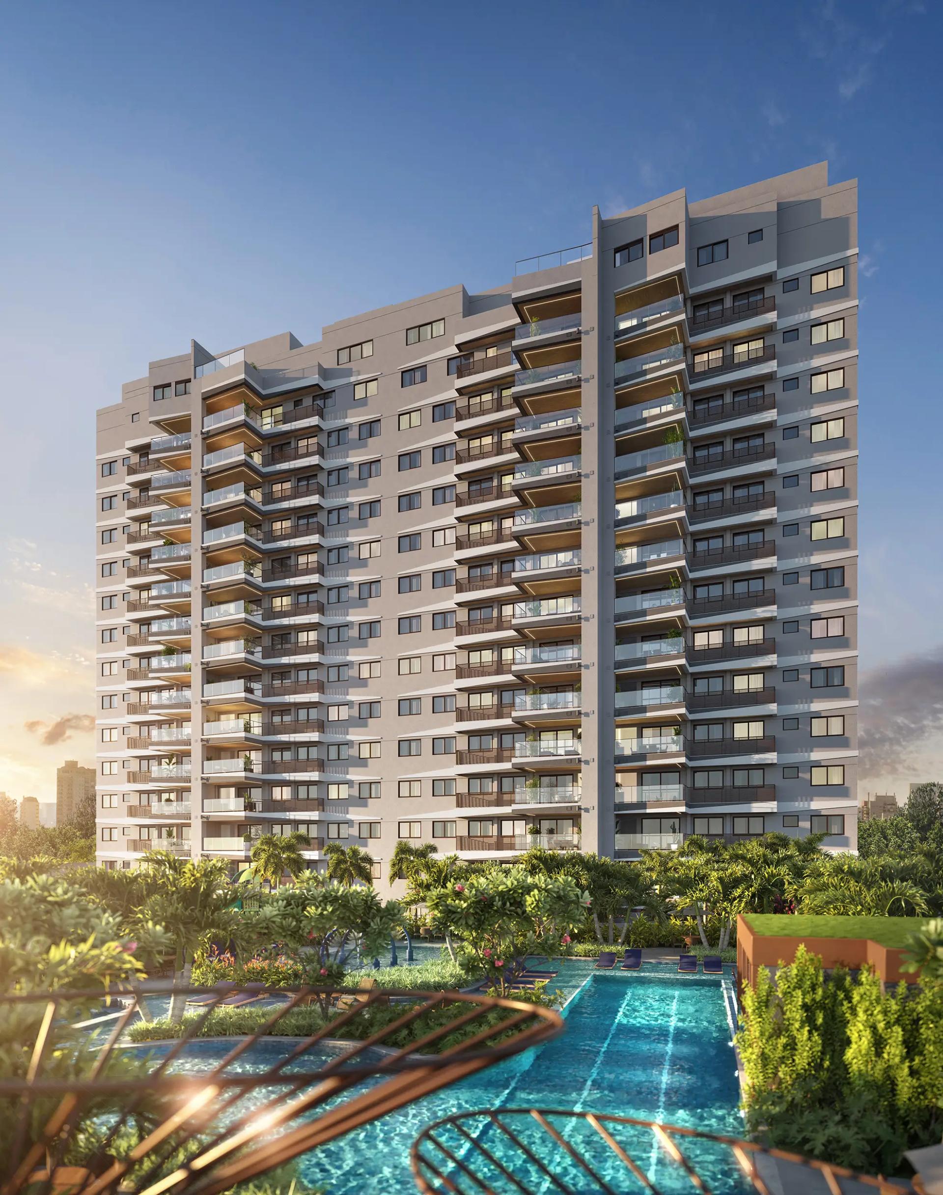 ILUSTRAÇÃO ARTÍSTICA - FACHADA DO ED. SAN PEDRO