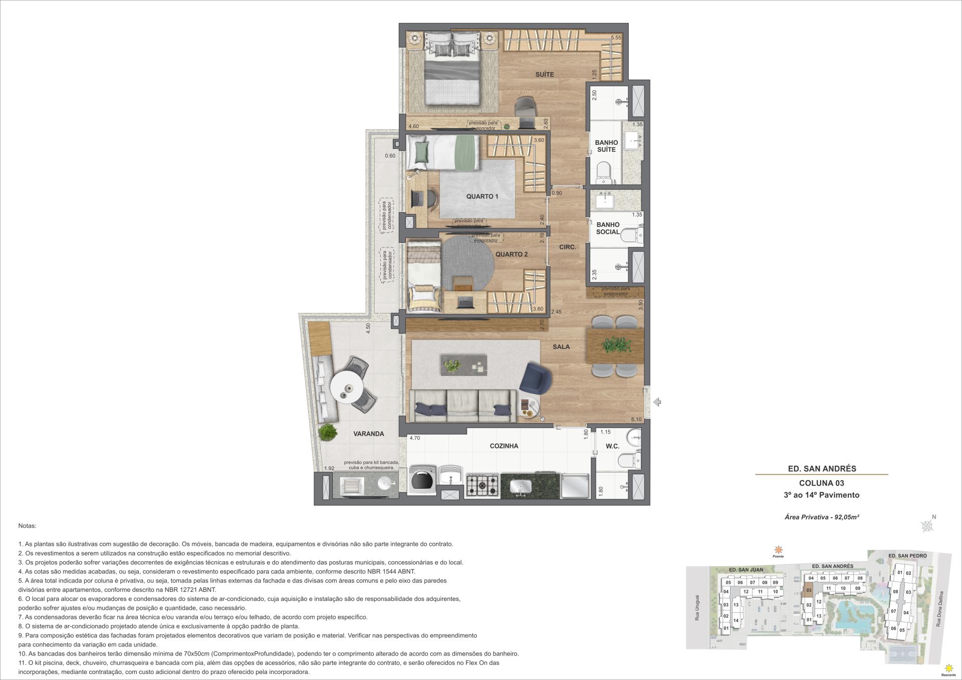 Apartamento 3Q - Ed. San Andrés (COL 3)