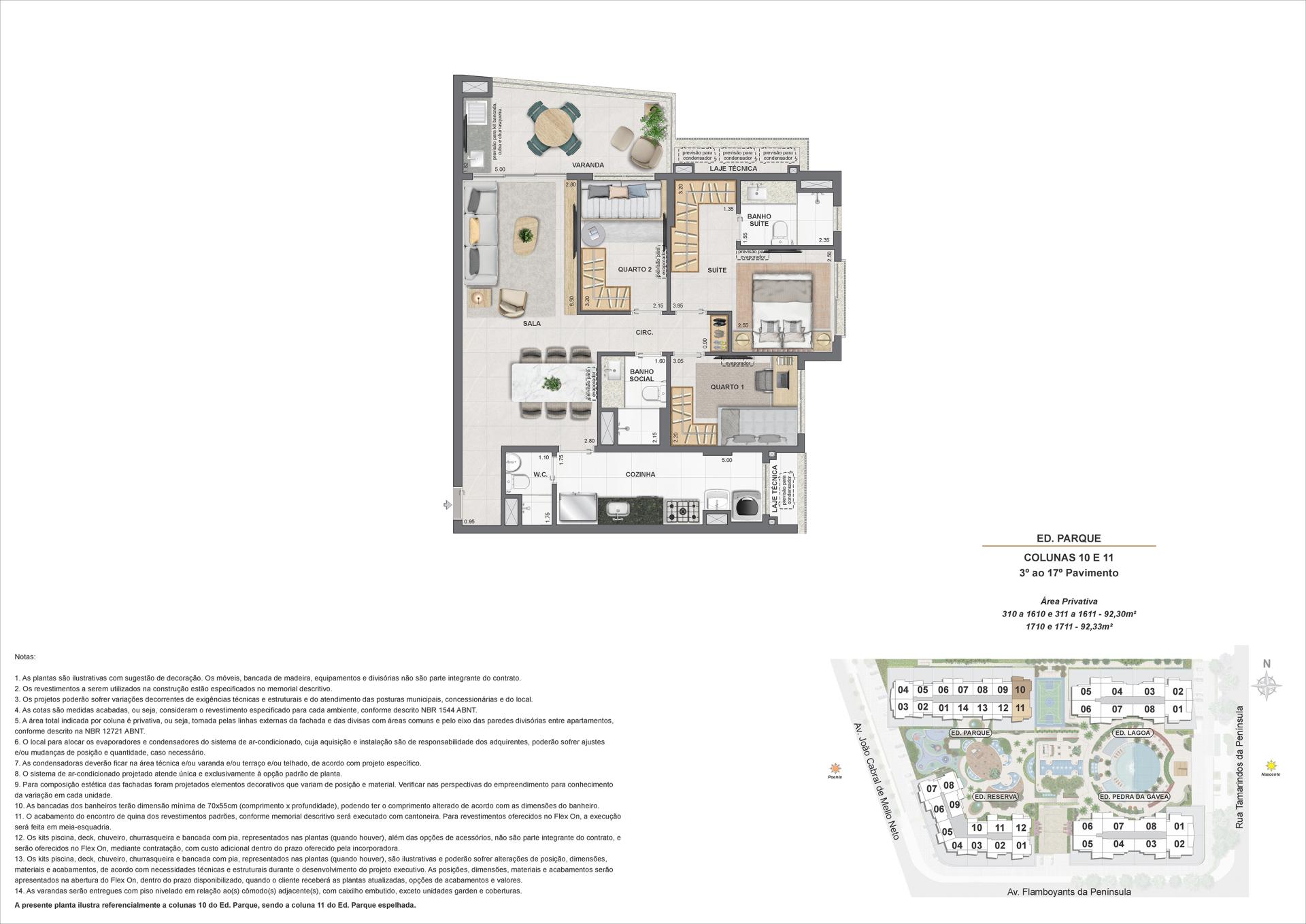ED PARQUE - COL 10 E 11- 3° AO 17°PAV