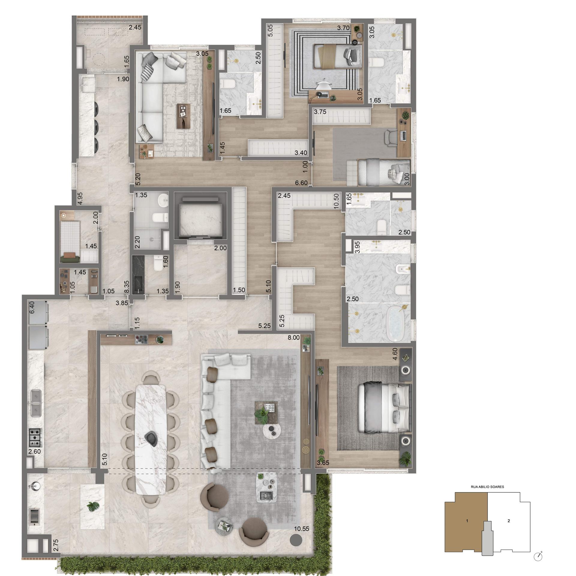 PLANTA  OPÇÃO 2 269m