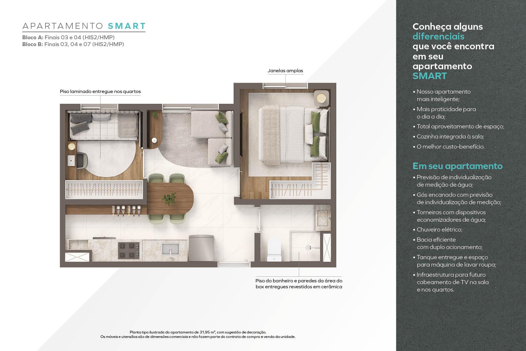 SMART 31,95m2
