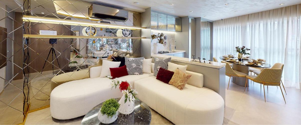 Tour Virtual Decorado de 77 m²