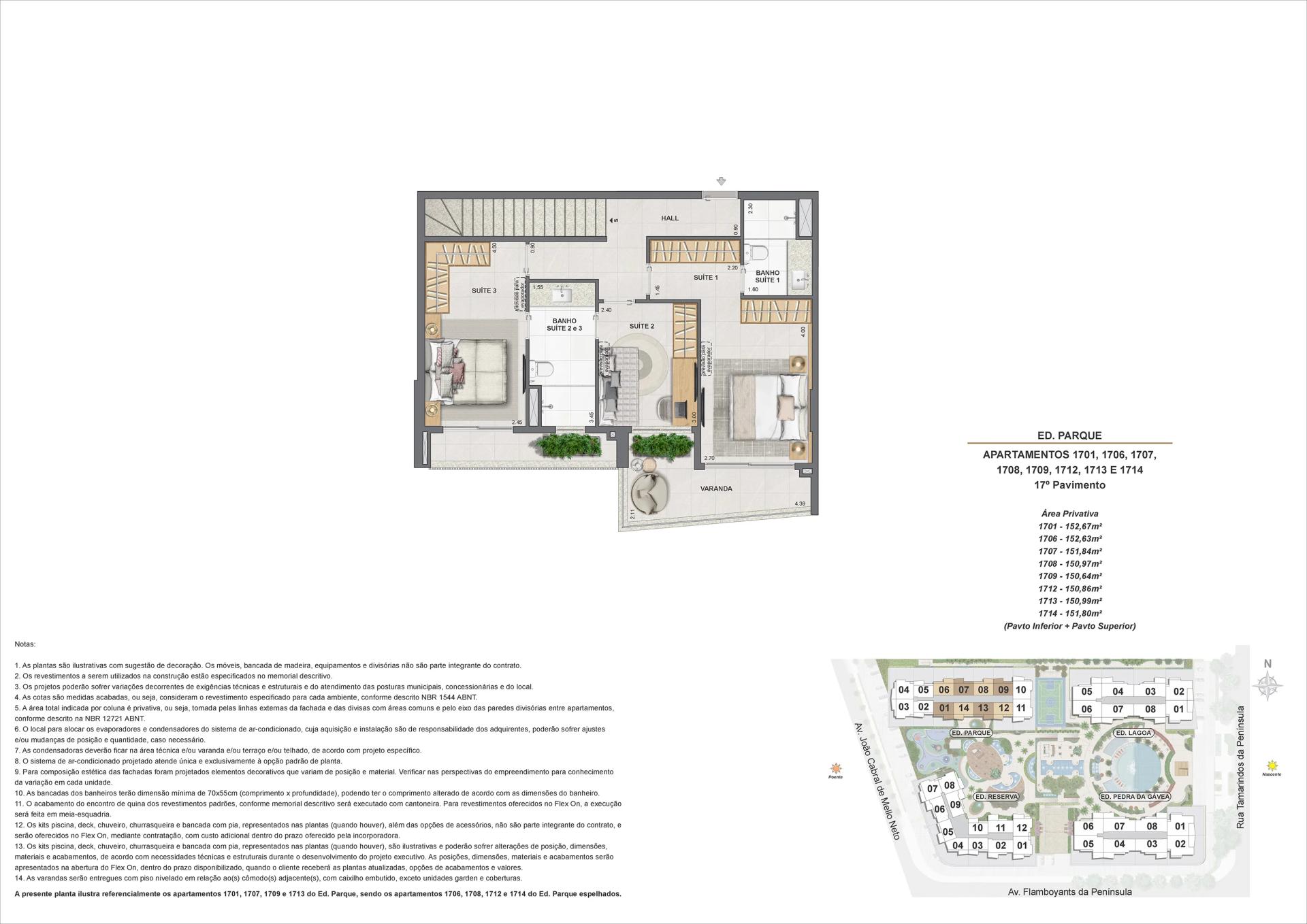ED. PARQUE - AP 17012, 1706, 1707, 1708, 1709, 1712, 1713, 1714