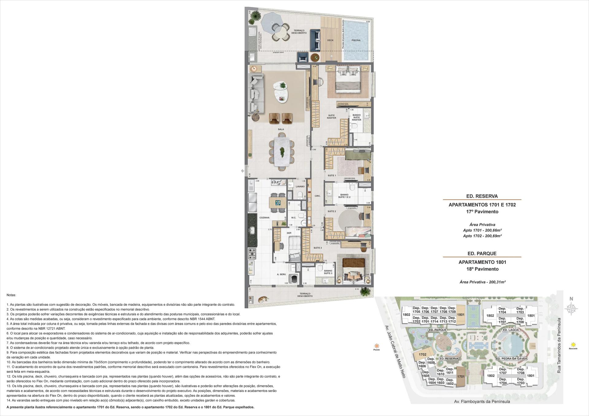 ED. RESERVA -AP 1701 E 1702 E ED. PARQUE 1801