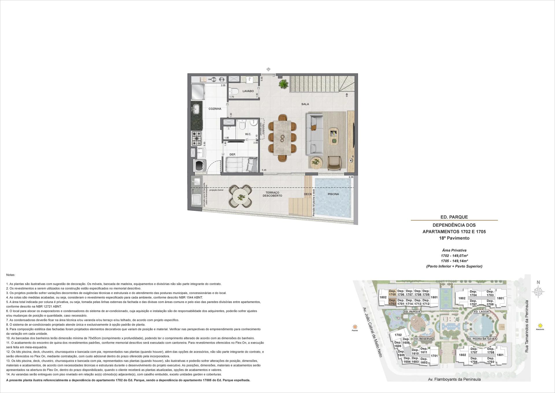 ED. PARQUE - DP DO AP 1702 E 1705