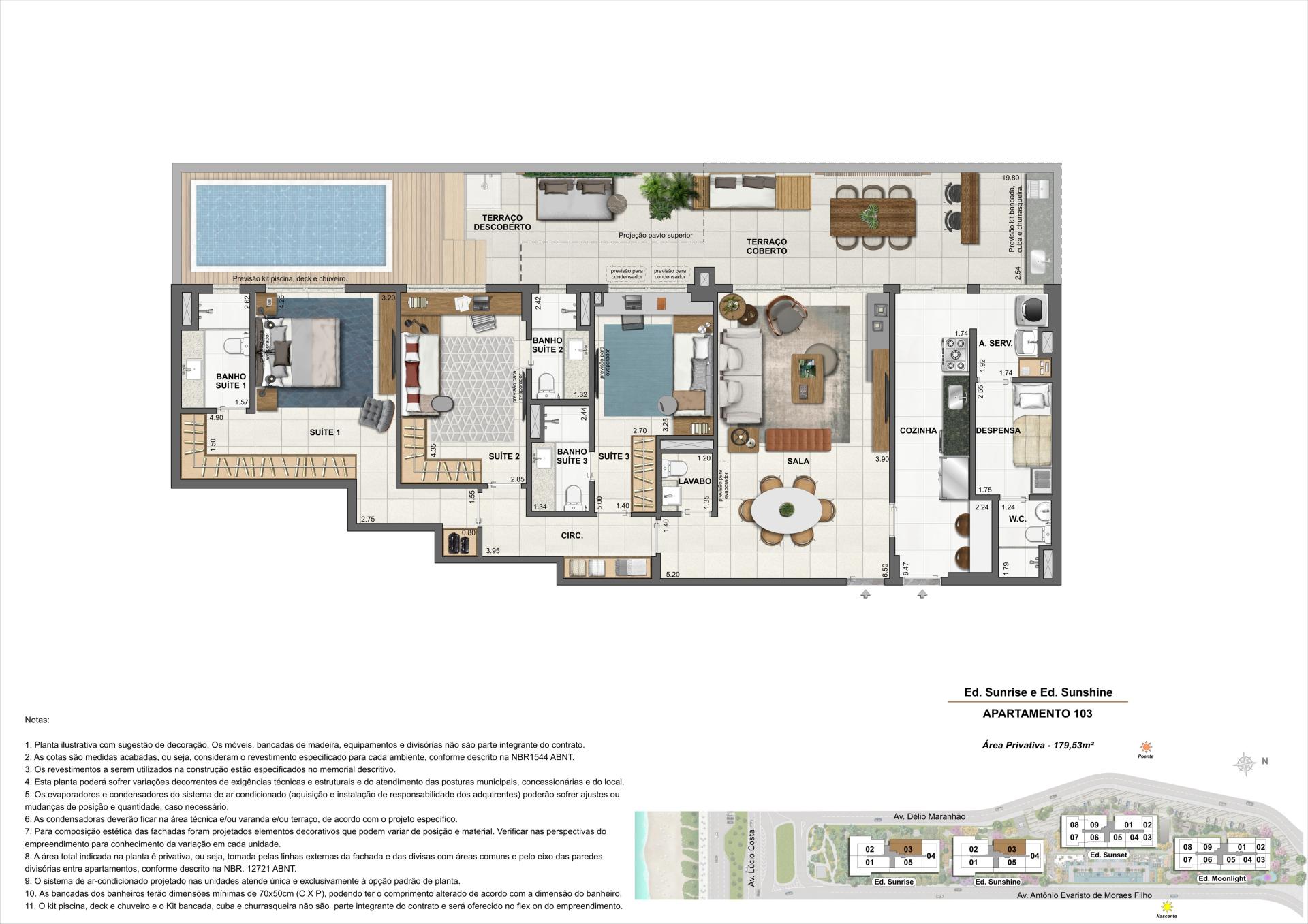 ED. SUNRISE E ED. SUNSHINE - APARTAMENTO: 103