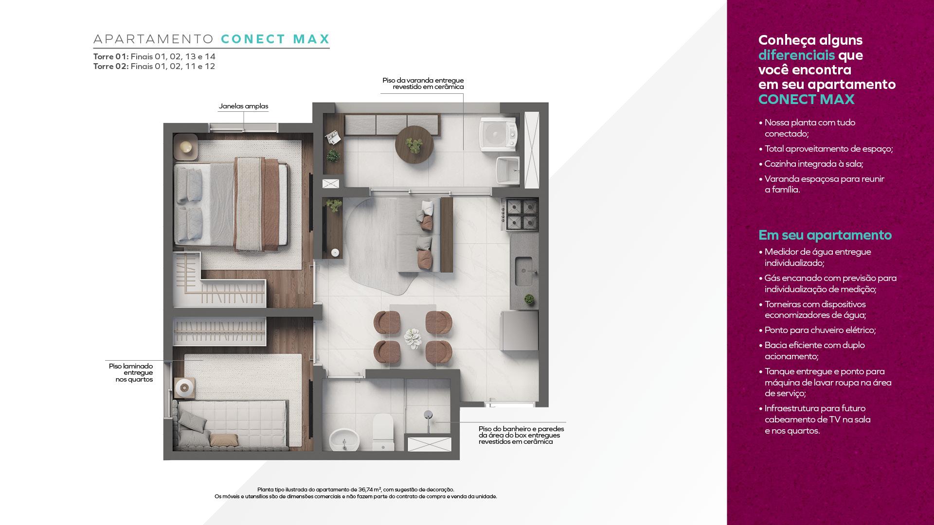 APARTAMENTO CONECT MAX