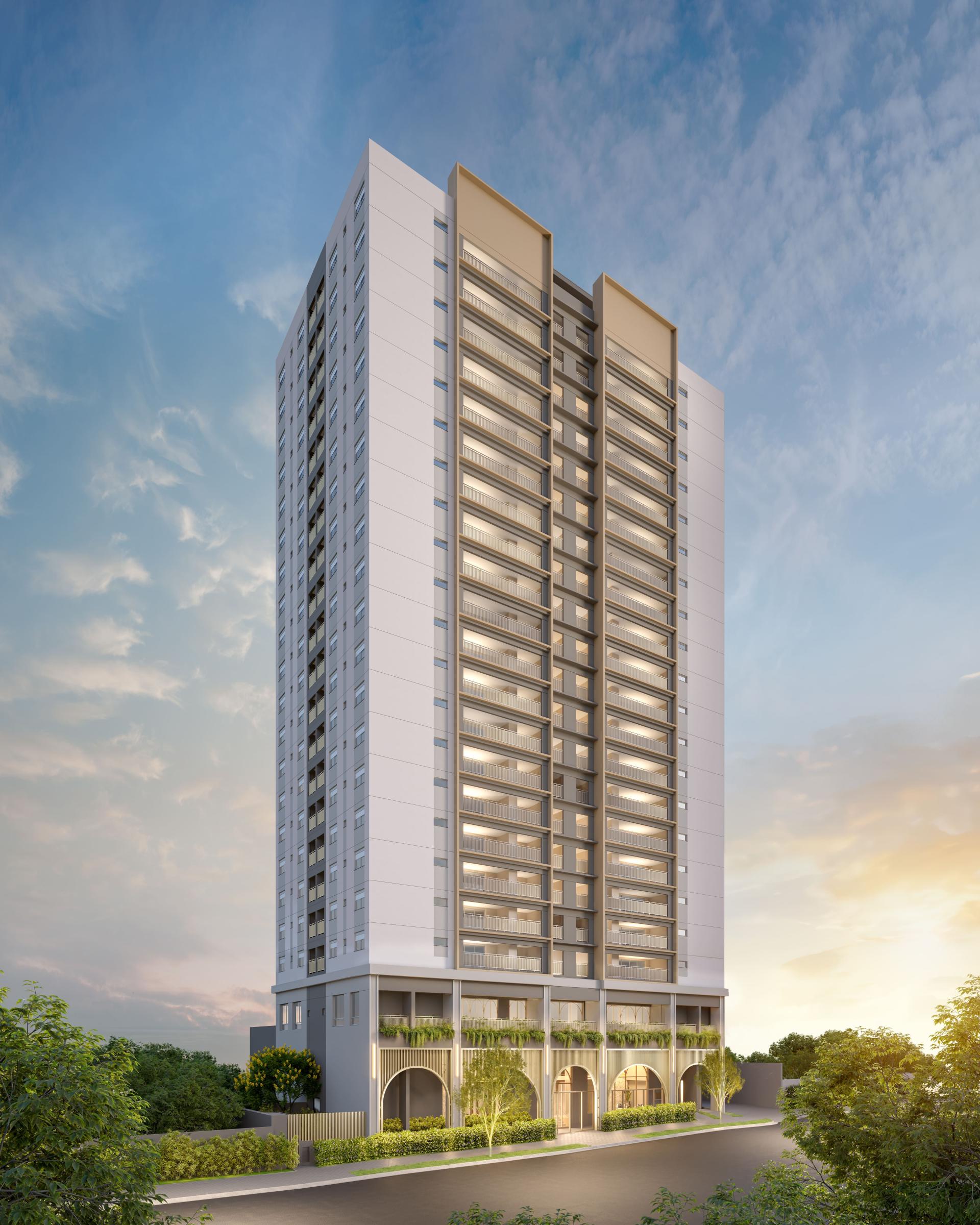 Perspectiva Ilustrada da Fachada